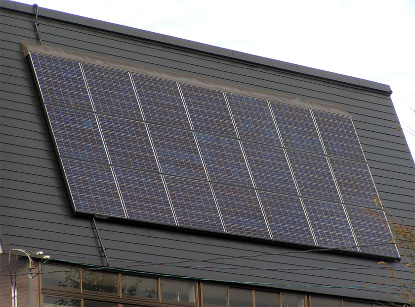 Y様邸への工事の画像