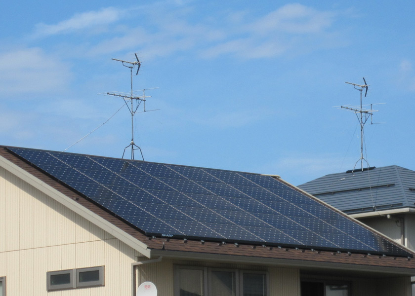 A様邸への工事の画像