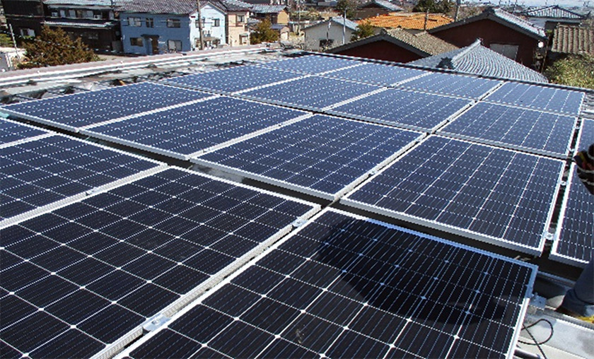 H様邸への工事の画像